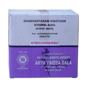 Дханвантарам кватам (Dhanvantaram Kwatham) Arya Vaidya Sala, 100 табл 