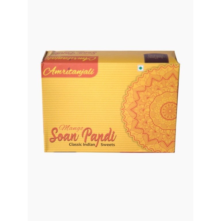 Сон Папди с манго (Соан, Soan Papdi Mango) индийские сладости, 250 гр