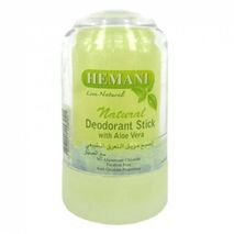 Дезодорант Алунит, натуральные квасцы c Алоэ-Вера, Хемани (Hemani Natural Deodorant Stick) 70 гр
