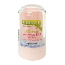 Дезодорант Алунит, натуральные квасцы c Розой, Хемани (Hemani Natural Deodorant Stick) 70 гр