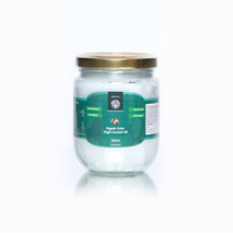 Органическое кокосовое масло холодного отжима нерафинированное (Organic Extra Virgin Coconut Oil, Heritage) 200 мл, стекл. бан.