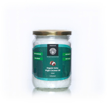 Органическое кокосовое масло холодного отжима нерафинированное (Organic Extra Virgin Coconut Oil, Heritage) 500 мл, стекл. бан.