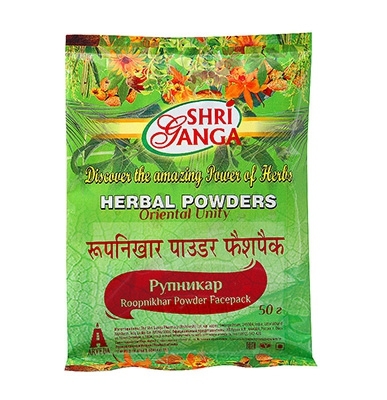 Рупникар чурна, Шри Ганга (Roopnikhar Powder Facepack, Shri Ganga) 100 гр
